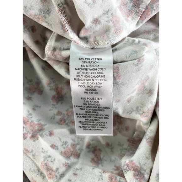 Danielle Bernstein‎ White Red Rose  Midi Slit Dress 20W NEW - Picture 8 of 9